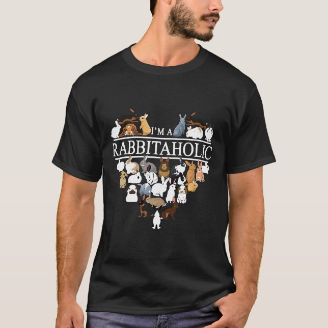 Camiseta Soy Conejo Rabbit Aholic Rabbitaholic Funny Conejo (Anverso)