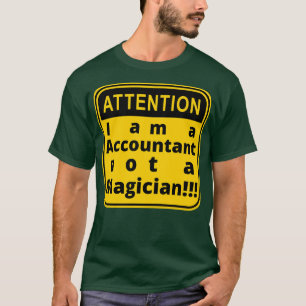 Camiseta Soy contador, no mago