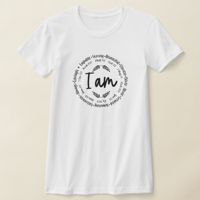 Camiseta Soy cristiano Inspirador (Distribución)