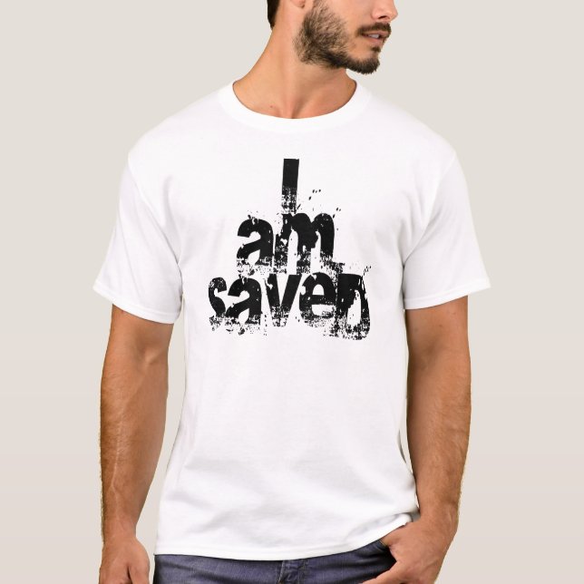 Camiseta Soy cristiano salvado (Anverso)