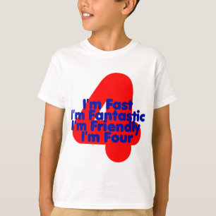 Camiseta Soy cuatro