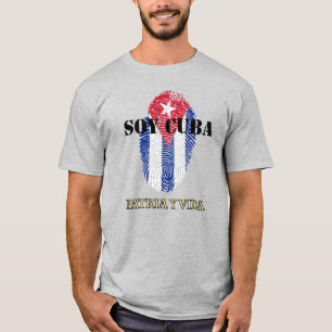 Camiseta Soy Cuba Patria Y Vida Luz
