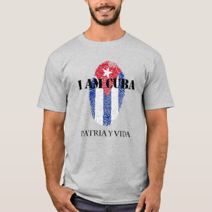 Camiseta Soy Cuba Patria Y Vida Patria Y Luz De Vida