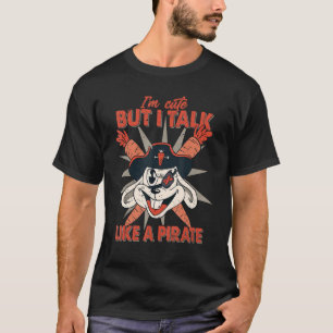 Camiseta Soy Cuidado Pero Hablo Como Un Conejo Pirata 2
