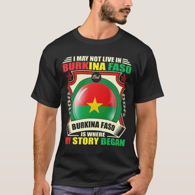 Camiseta Soy de Burkina Faso (Anverso)