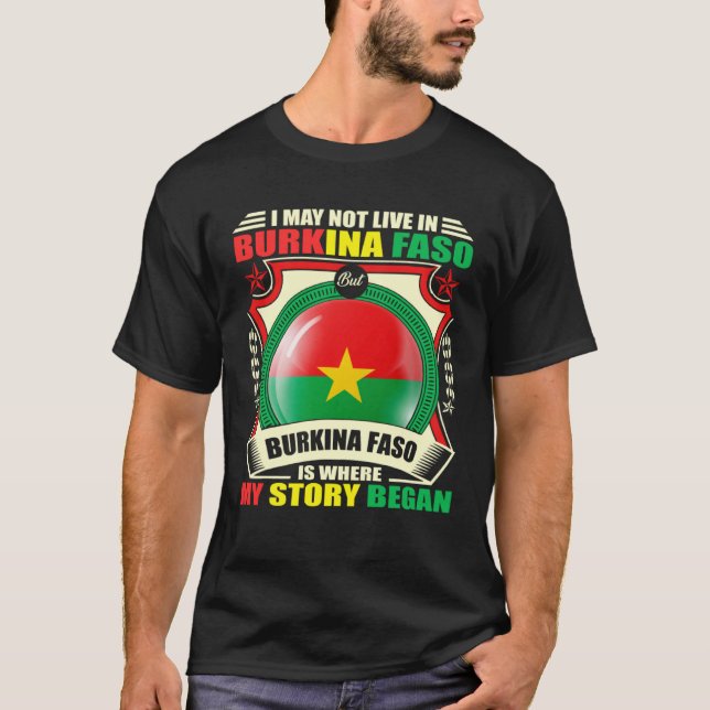 Camiseta Soy de Burkina Faso (Anverso)