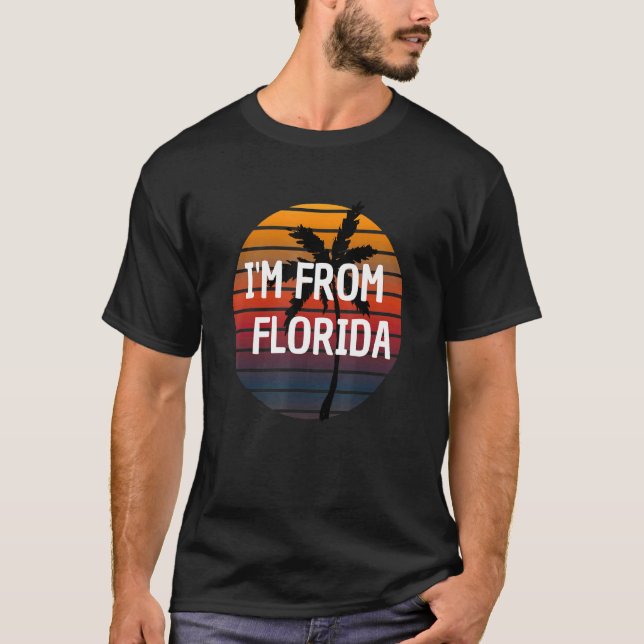 Camiseta Soy de Florida por los orgullosos habitantes de Fl (Anverso)