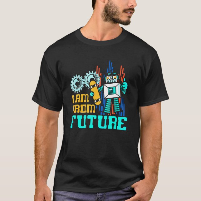 Camiseta Soy De Futuros Robotics Engineering Robots (Anverso)