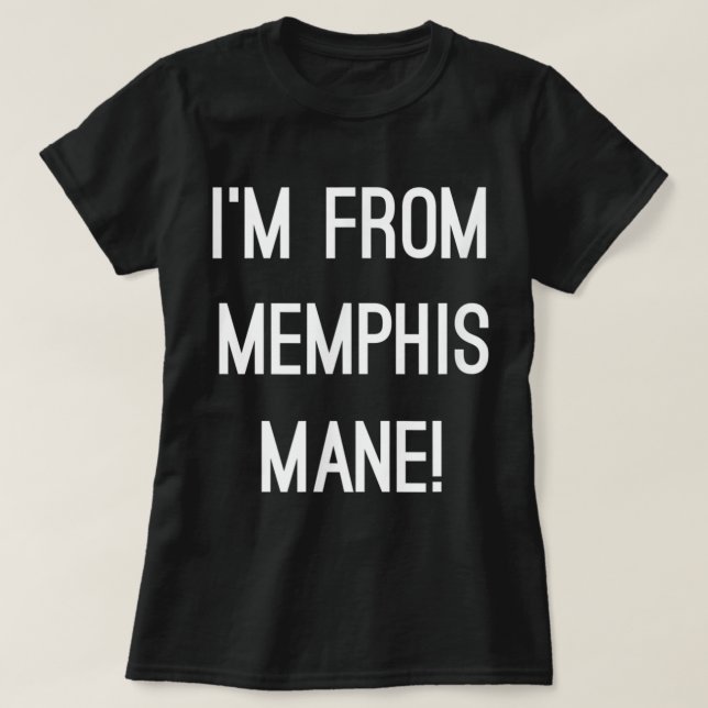 Camiseta Soy de los tigres de Memphis Mane 901 Tennessee Gr (Diseño del anverso)
