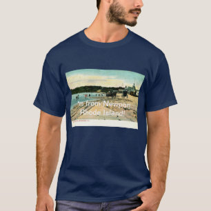 Camiseta Soy de Newport Rhode Island Vintage Inspired