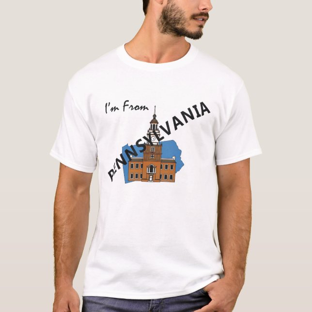 CAMISETA soy de Pennsylvania (Anverso)