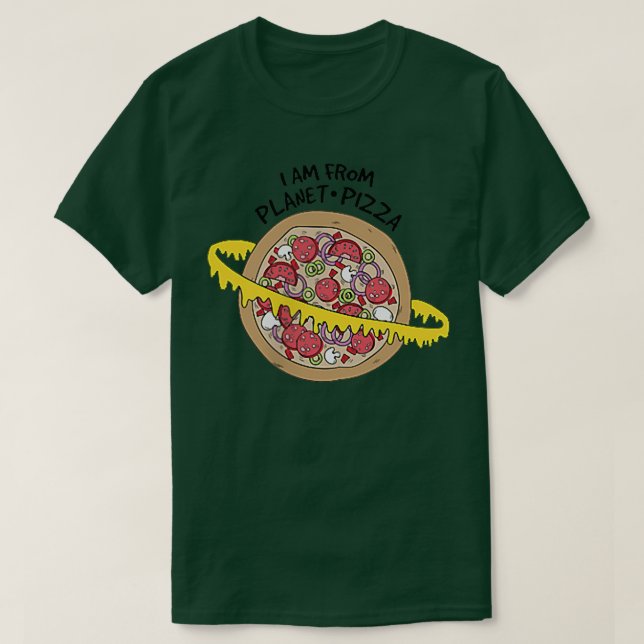 Camiseta Soy de pizzas planetarias, Pizza Planet  (Diseño del anverso)