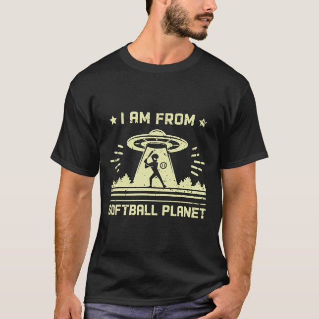 Camiseta Soy De Planeta Softll Divertido Alien Softll  (Anverso)