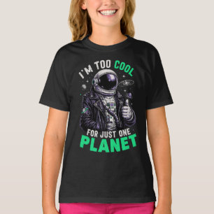 Camiseta Soy demasiado genial para un solo planeta