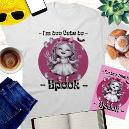 Camiseta "Soy demasiado lindo para hablar", Chica fantasma 