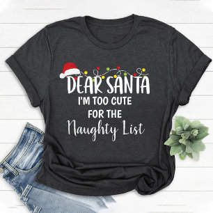 Camiseta Soy demasiado lindo para los Navidades graciosos d
