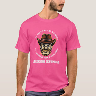 Camiseta Soy demasiado mayor para luchar contra los anciano