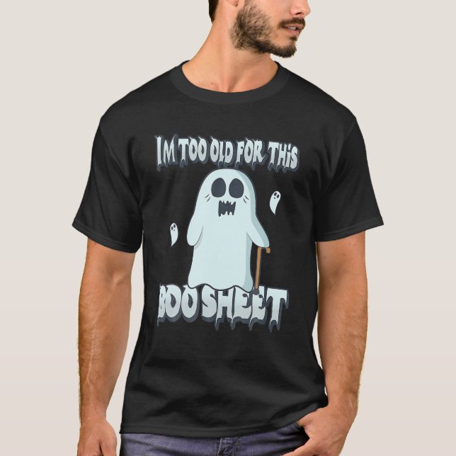 Camiseta Soy demasiado viejo para este libro (Anverso)