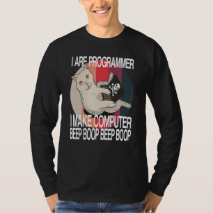 Camiseta Soy Desarrollador De Software De Gato De Computado