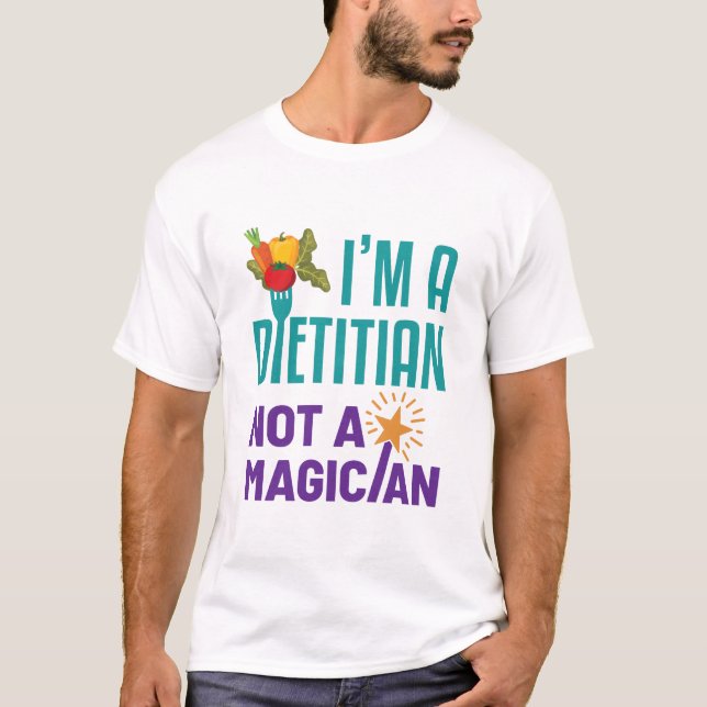 Camiseta Soy dietista no mago (Anverso)