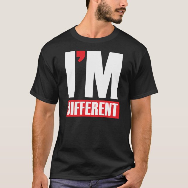 Camiseta Soy diferente (Anverso)