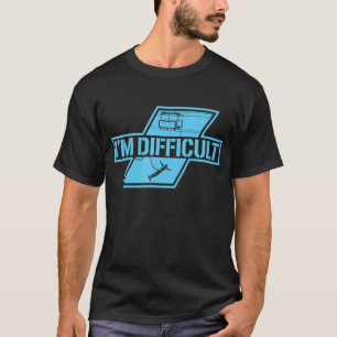 Camiseta Soy difícil Bungee Jumping Adrenaline Bungee Jum