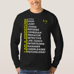 Camiseta Soy Dispatcher De Emergencia Policial 911
