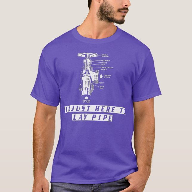 Camiseta Soy divertida con los plomeros, sólo por aquí para (Anverso)