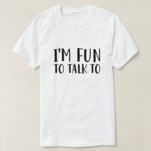 Camiseta Soy Divertido Para Hablar