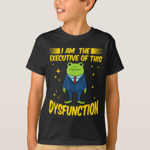Camiseta Soy divertido rana de disfunción ejecutiva Meme