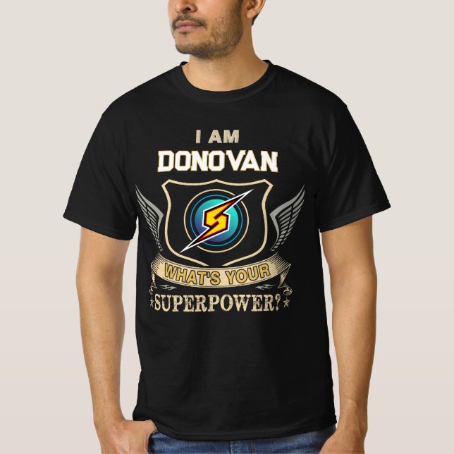Camiseta Soy DONOVAN ¿Cuál es tu Superpoder (Anverso)