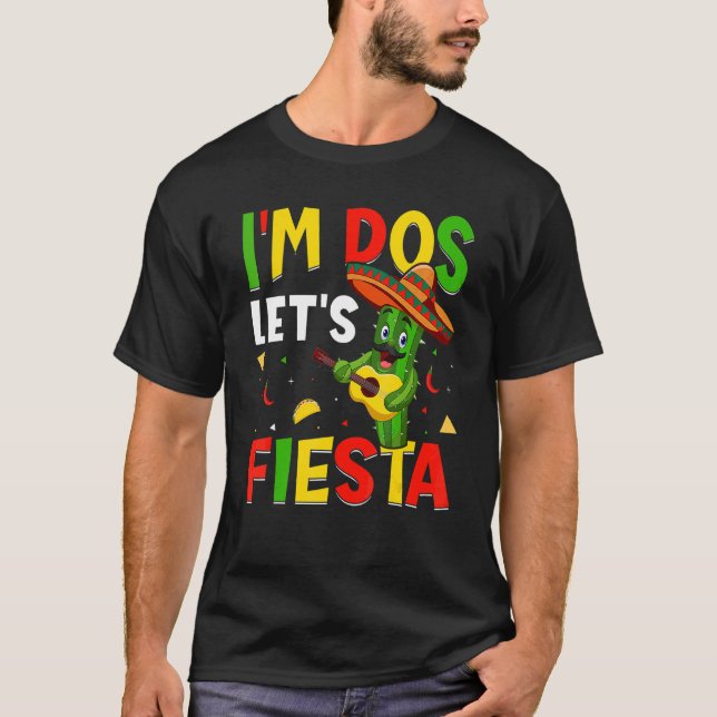 Camiseta Soy Dos para Fiesta Cinco De Mayo 5 De Mayo Marac (Anverso)