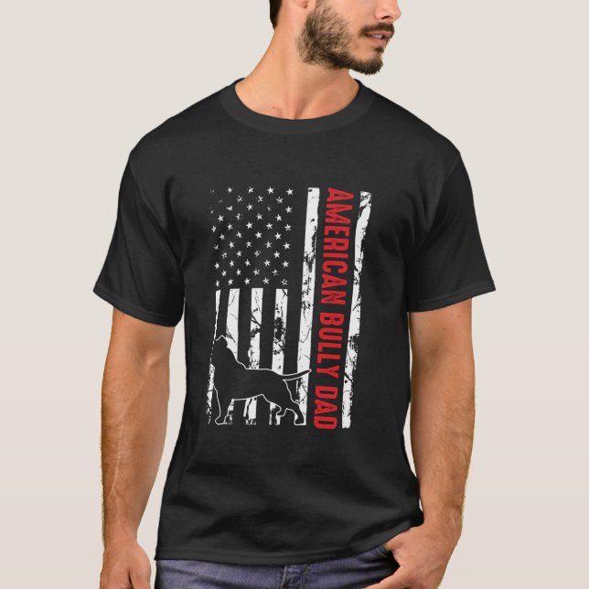 Camiseta Soy dueño de perro de Bully Dad (Anverso)