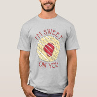 Soy dulce contigo cereza pastelería danesa amor