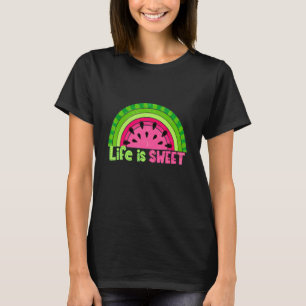 Camiseta Soy dulce lindo arcoiris melón verano melón melón