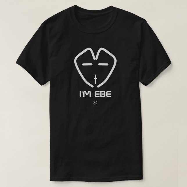 Camiseta Soy EBE (cara alienígena) (Diseño del anverso)