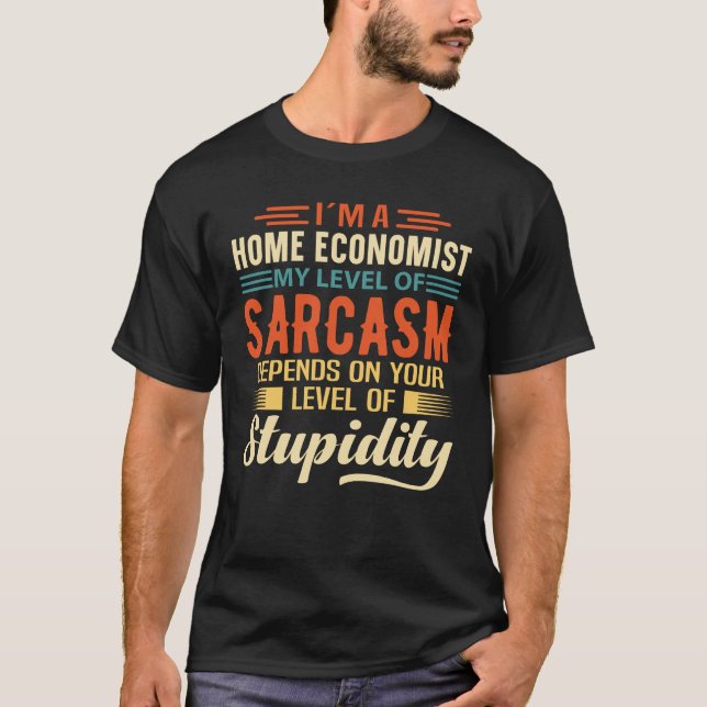 Camiseta Soy economista de casa (Anverso)