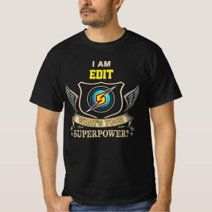 Camiseta Soy EDIT ¿Cuál es tu superpoder