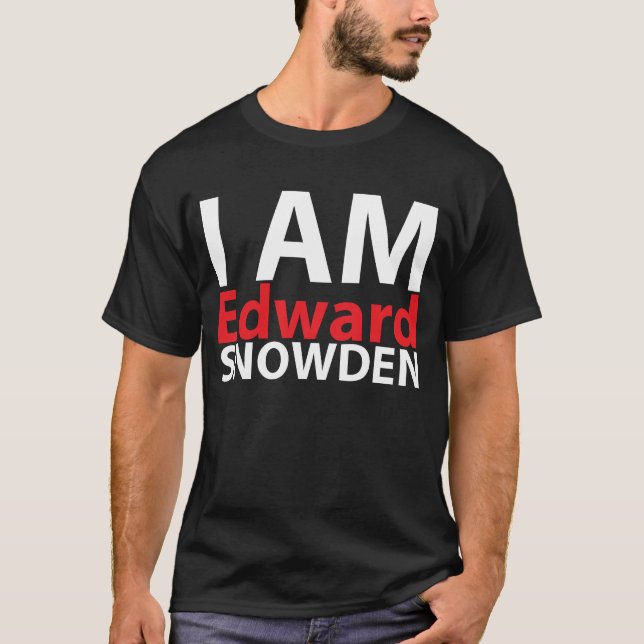Camiseta Soy Edward Snowden (Anverso)