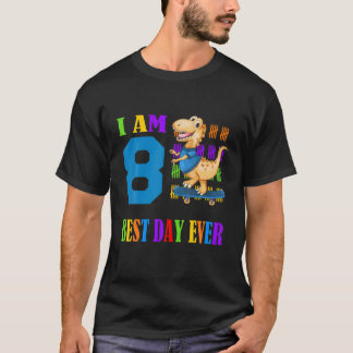 Camiseta Soy El 8 Mejor Día De La Noche De Cumpleaños Niños