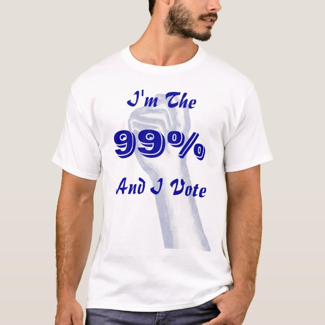 Camiseta Soy el 99% (y yo vote) (Anverso)