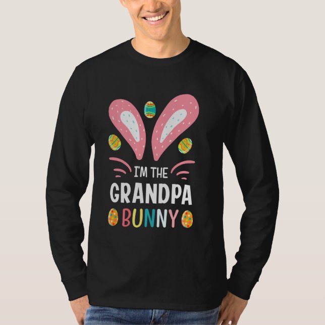 Camiseta Soy El Abuelo Bunny Funny Abuelo Traje De Pascua (Anverso)