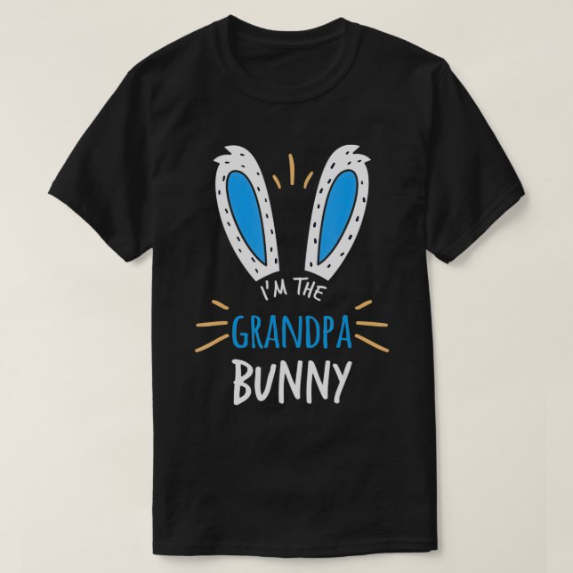 Camiseta Soy el abuelo Bunny Matching Family Easter Sunda (Diseño del anverso)