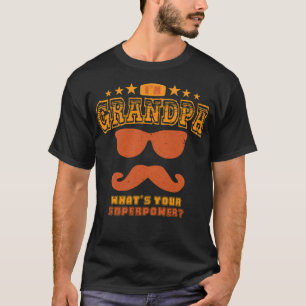Camiseta Soy el abuelo, ¿cuál es tu super poder yoga divert