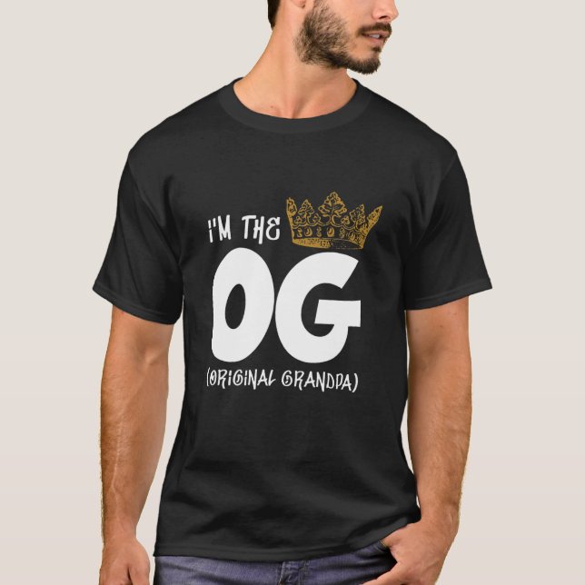 Camiseta Soy el abuelo original de OG conocido primero (Anverso)