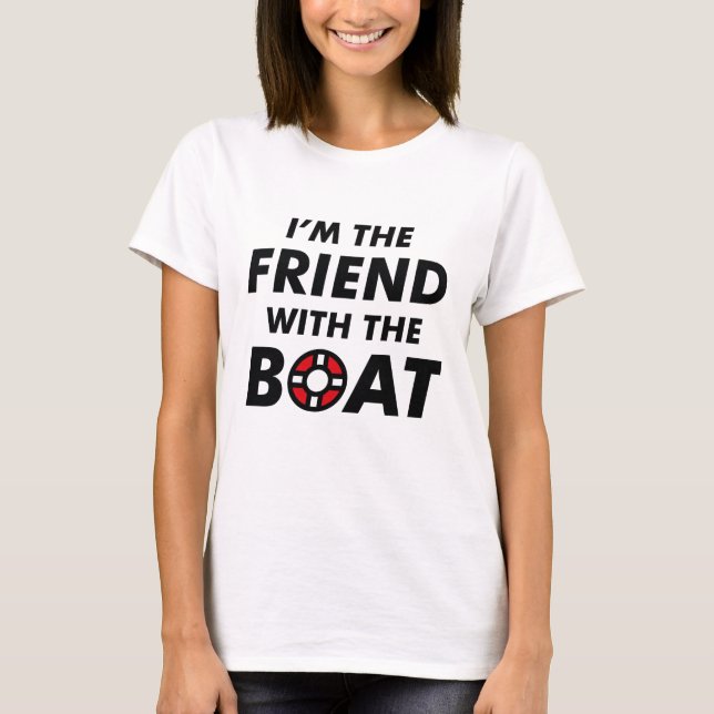 Camiseta Soy El Amigo Con El Barco (Anverso)