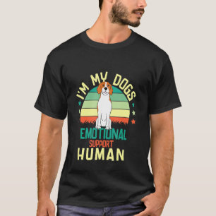 Camiseta Soy el apoyo emocional humano de mi perro