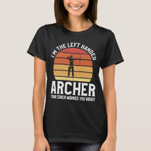 Camiseta Soy el Arquero Mano Izquierda Tu entrenador te adv