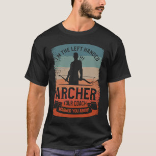 Camiseta Soy el Arquero Mano Izquierda Tu entrenador te adv