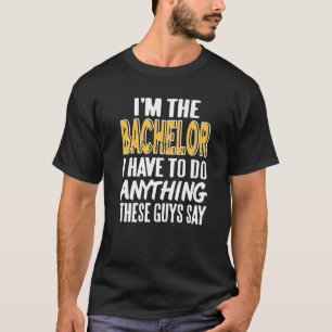 Camiseta Soy el Bachelor Gratuito Retro Bachelor Party T-Sh